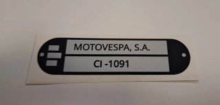 Pegatina Homologación Gilera Runner CI-1091
