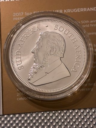 Krugerrand Plata 1 onza  2017