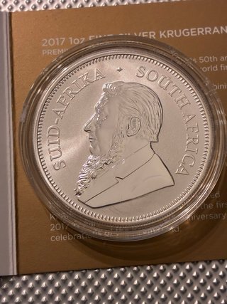 Krugerrand Plata 1 onza  2017