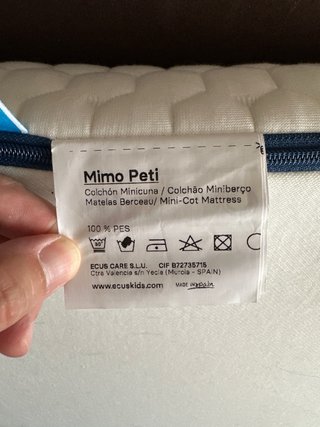 Colchón bebé minicuna Ecus Mimo Tencel