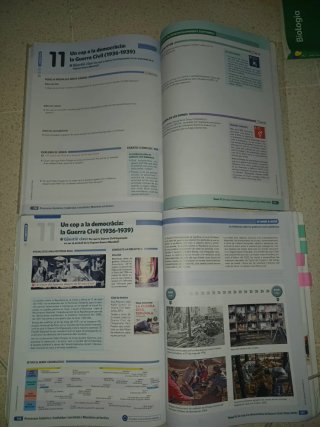 Libros de historia de España 2° de bachillerato.