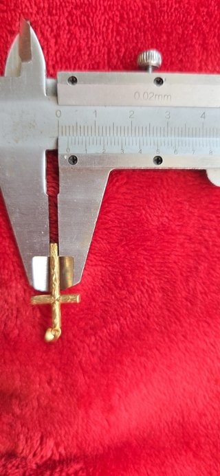 Colgante Cruz Oro 18 Kt.