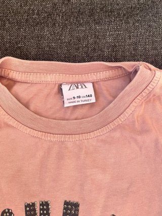 3 Camisetas Zara Niña Manga Larga T.9-10