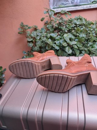 Botines marrones de tacón