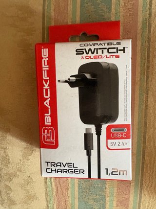 Caricatore BLACKFIRE USB-C per Switch/Lite/OLED