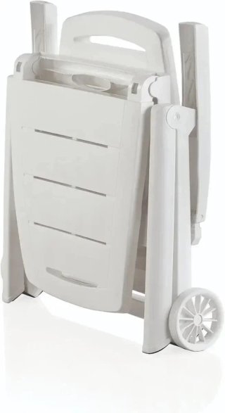 Shaf Sp Garden Tumbona Plegable Blanco 56x189x69