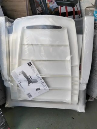 Shaf Sp Garden Tumbona Plegable Blanco 56x189x69