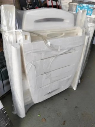 Shaf Sp Garden Tumbona Plegable Blanco 56x189x69