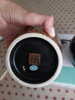 Jarrones Satsuma Japoneses Cerámica