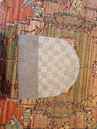 Cappello Louis Vuitton Grigio Bianco