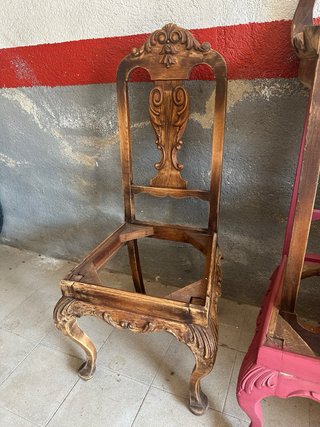 Sillas 6 Vintage Madera