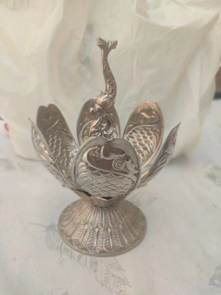 Servidor Caviar Vintage Delfín Plata