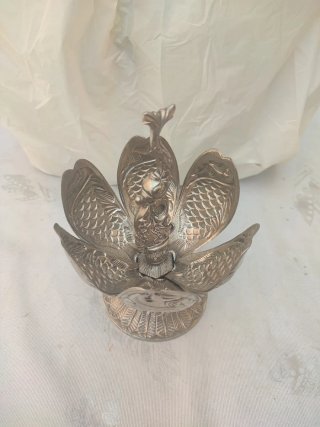 Servidor Caviar Vintage Delfín Plata