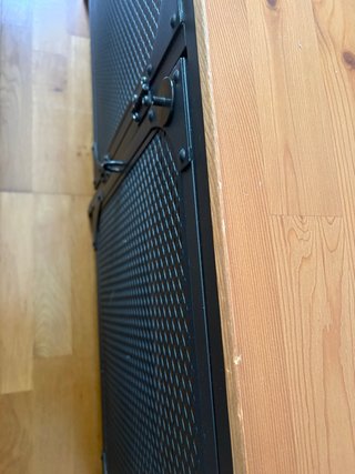 Mueble TV IKEA FJÄLLBO Negro/Madera
