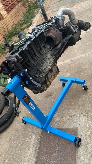 Soporte Motor Coche Azul