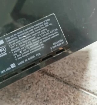 PlayStation 3 FAT CECHG04 color negro