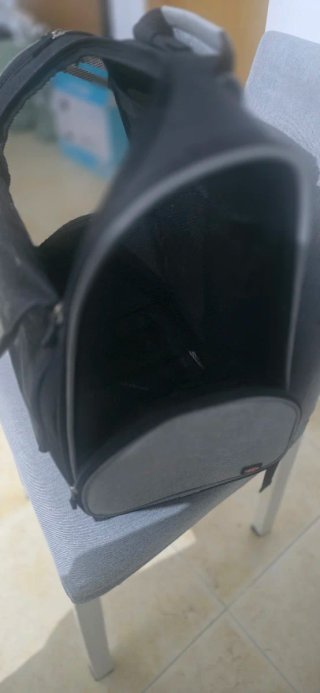 Mochila transportín para mascotas con ruedas y asa