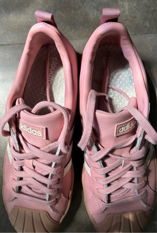 Zapatillas Adidas Superstar Talla 40 1/3 Rosa.