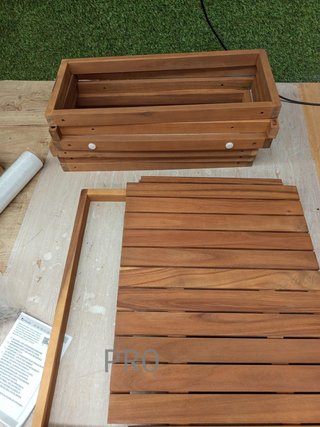 conjunto de muebles para jardin