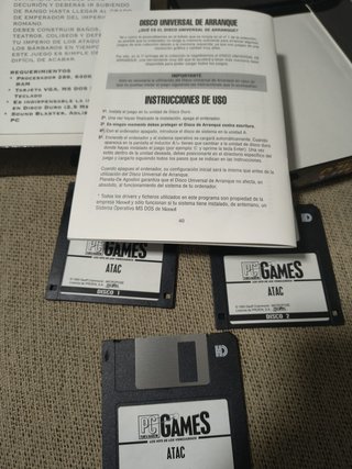 Juego PC MS-DOS: A.T.A.C. - Advanced Tactical