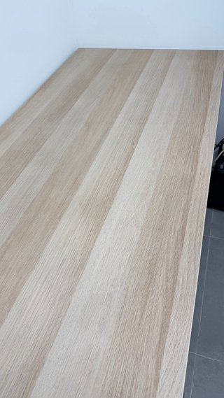 Mesa de comedor Ikea madera y metal