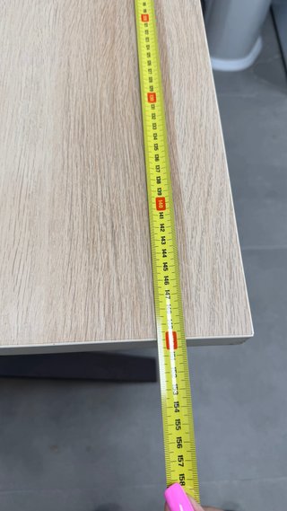 Mesa de comedor Ikea madera y metal