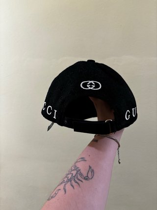 Berretto Gucci Nero GG Monogram