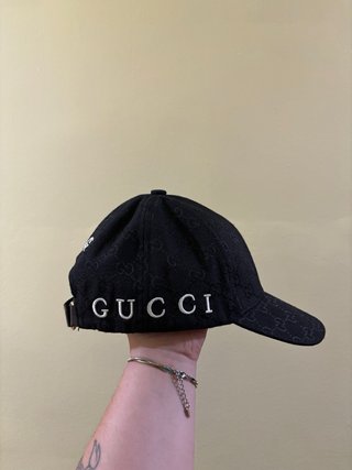 Berretto Gucci Nero GG Monogram