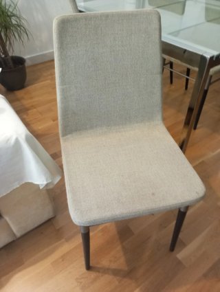 Mesa Comedor Cristal Extensible + 4 Sillas