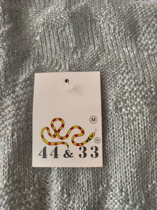Jersey 44 & 33 Vintage Metallizzato Taglia M. Nuovo