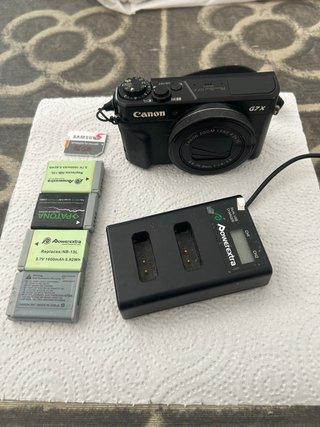 Canon PowerShot G7 X Mark II Negra