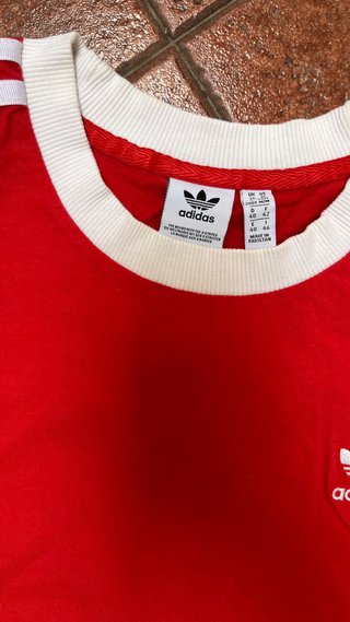 Camiseta Adidas Roja Original