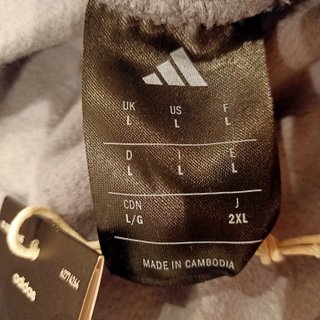 Pantalón Cargo Adidas Hombre gris/Plata
