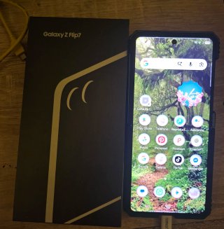 Samsung Galaxy Z Flip7 Caja Negra