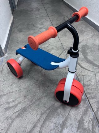 Triciclo infantil 3 ruedas azul naranja decathlon
