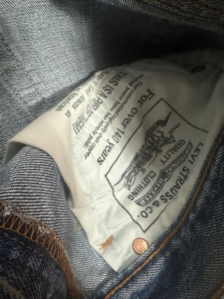 Levi's 513 Vintage Shorts Jeans Blu