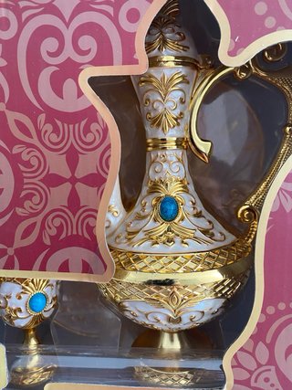 Tetera decorativas Oriental y 6 copas