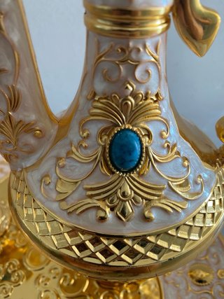 Tetera decorativas Oriental y 6 copas