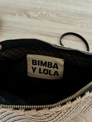Bolso Bimba y Lola beige y negro