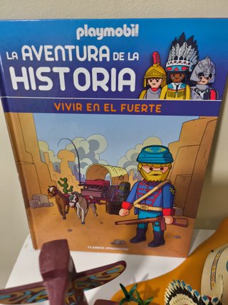 Playmobil Indios, varios set y libros