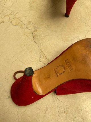 Zapatos Godi Rojos Talla 39