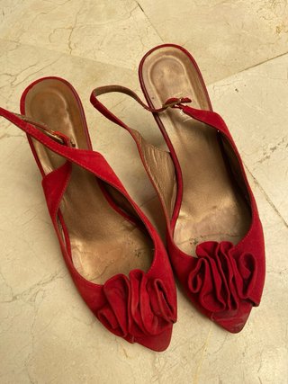 Zapatos Godi Rojos Talla 39