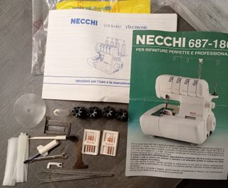 Tagliacuci Necchi Lock 180 Electronic 100%Completa