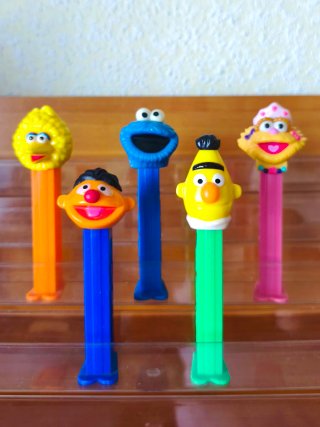 Colección Vintage PEZ Barrio Sésamo- Sesame Street
