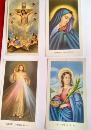Antica placca devozionale Madonna di Pompei