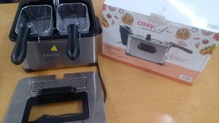 Freidora Cosy Life 4.5L con 3 cestas