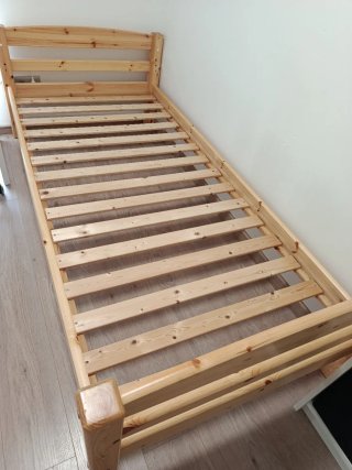 Estructura Cama Madera Individual 210x100cm