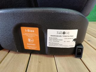 Silla Coche FableKids Giratoria 360° Gris