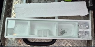 Estante de cristal para baño