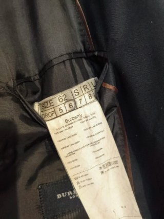 Traje Burberry Gris Talla 62